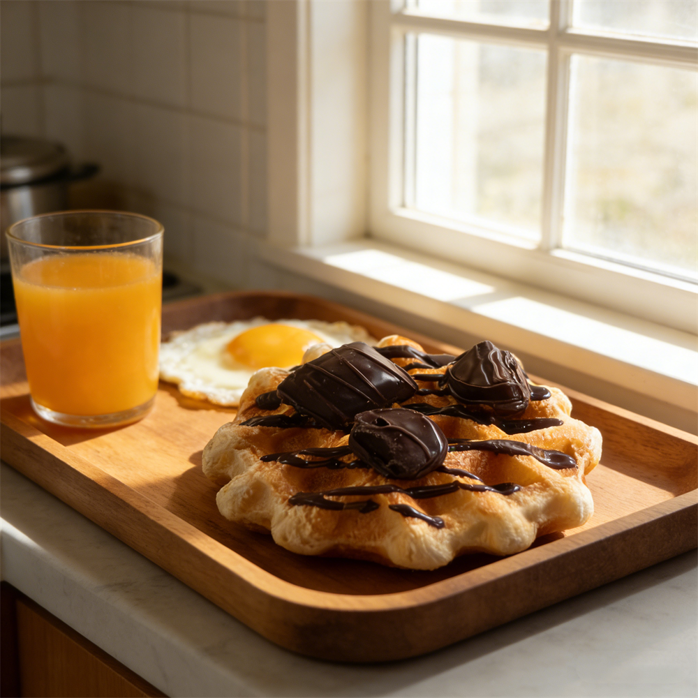 Waffle Iron Belgian - Belgian Original Waffle Commercial Machine Sample