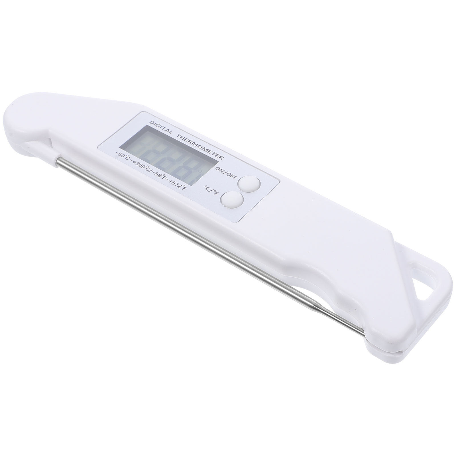 Kitchen Appliances For Cooking - Folding Electronic Thermometer White Professional Barbecue