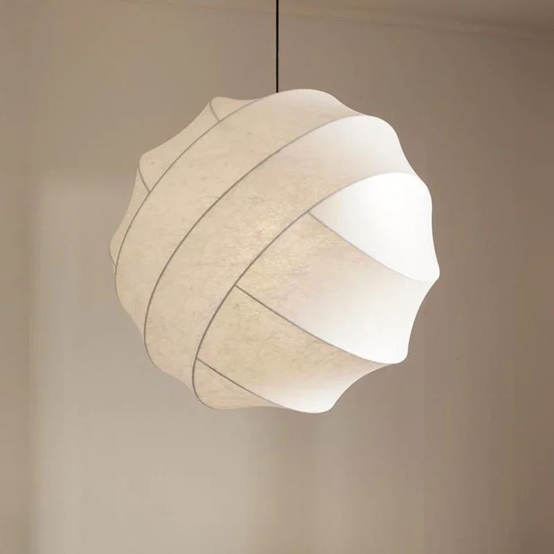 Kitchen Appliances In White - Wabi Sabi Silk Japanese Pendant Lamp