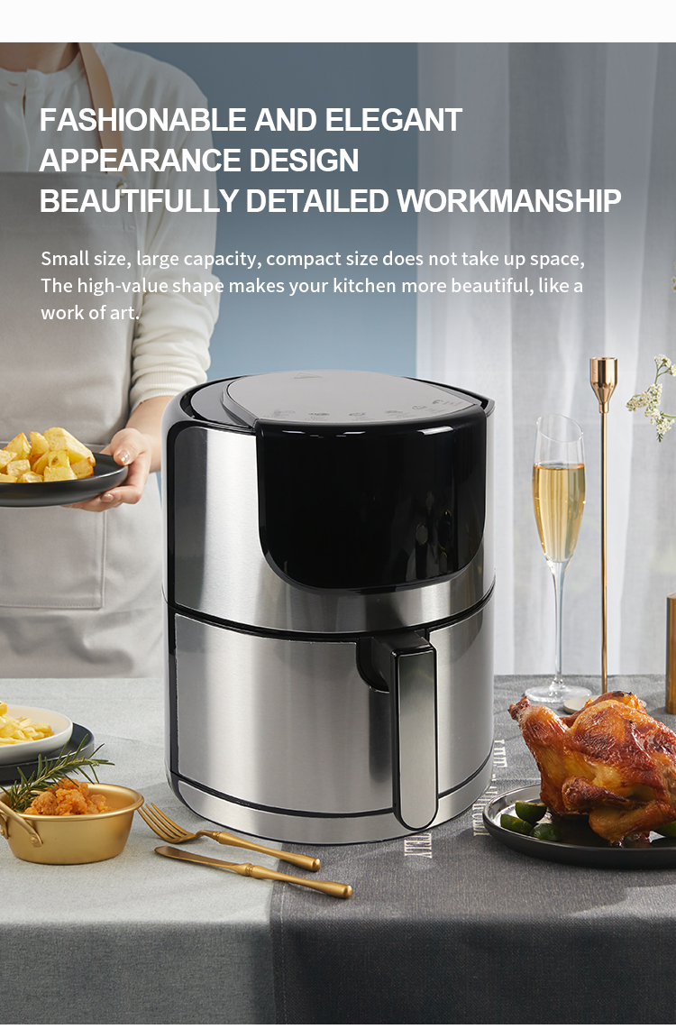 Digital Stainless Steel 5L Air - Air Fryer 5L Digital reseña y precio
