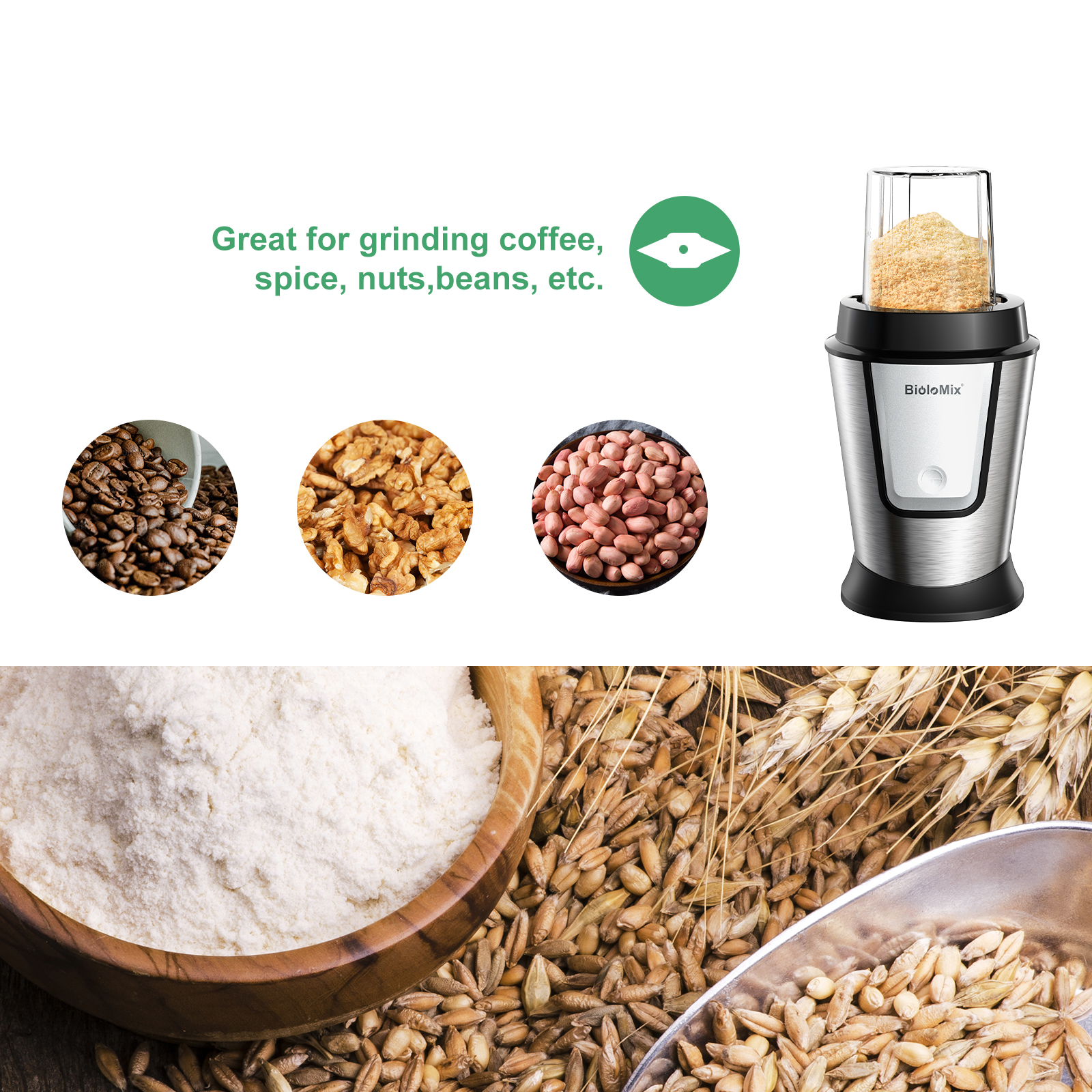 BioloMix 3-in-1 Multifunctiona - Food Processor Large reseña y precio
