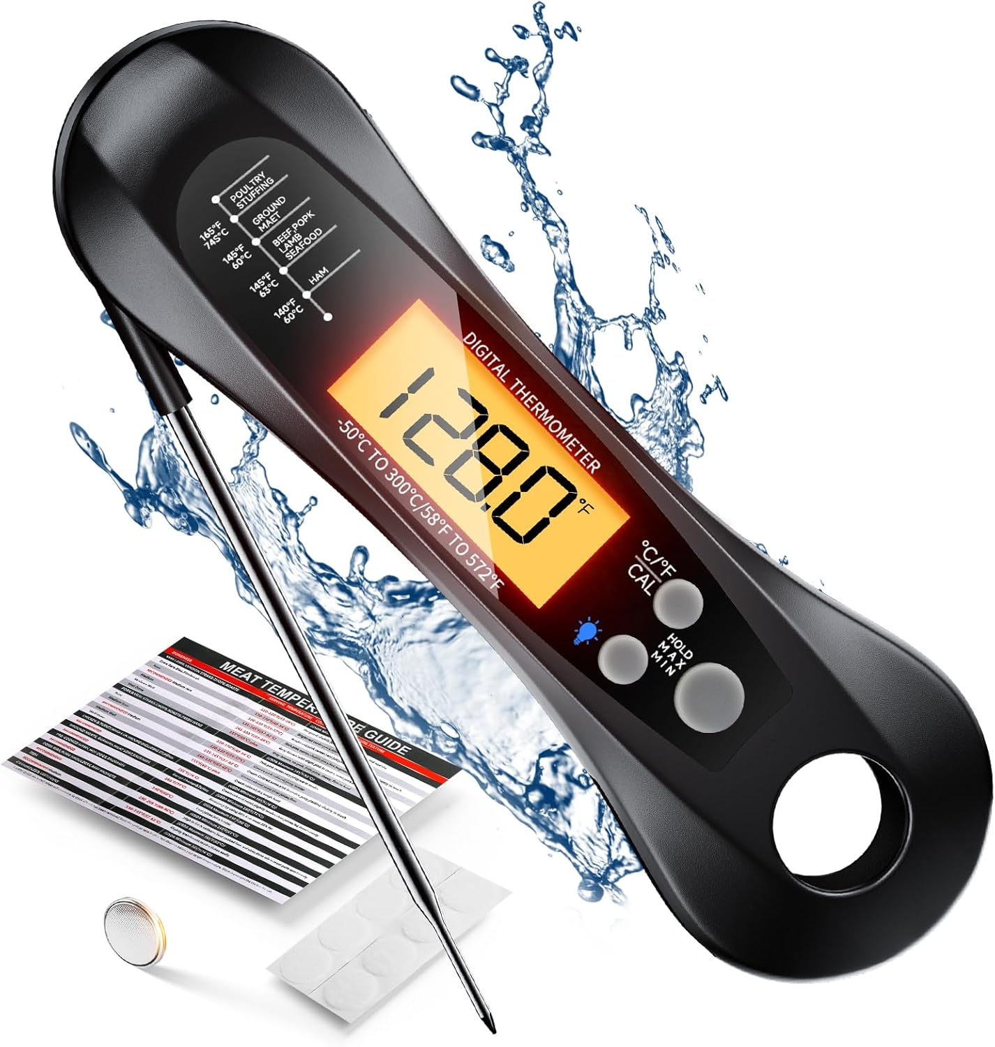 Digital Meat Thermometer Water - Kitchen Appliances For Cooking reseña y precio