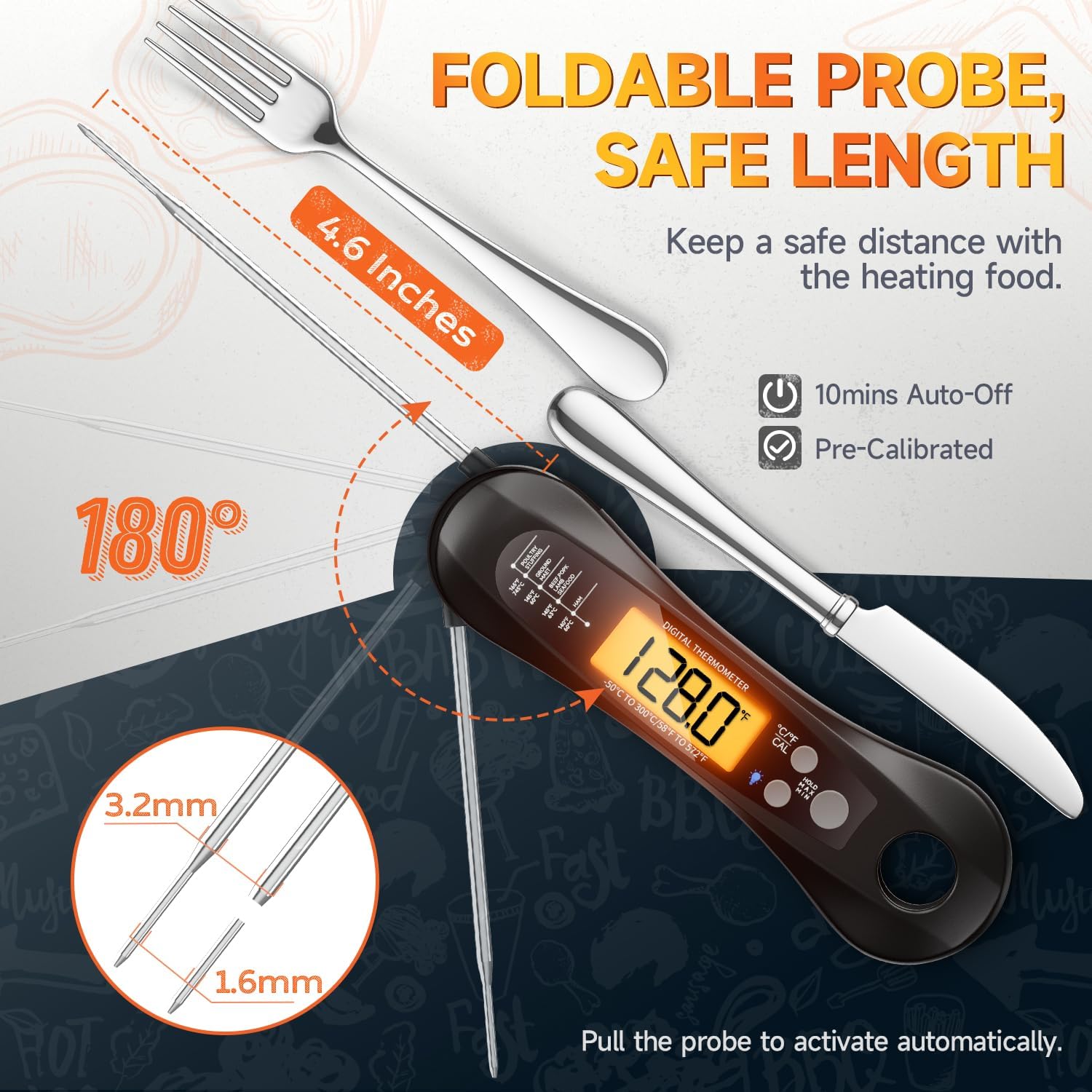 Digital Meat Thermometer Water - Kitchen Appliances For Cooking reseña y precio