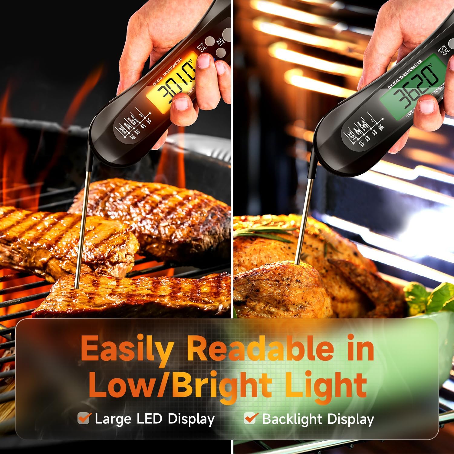 Digital Meat Thermometer Water - Kitchen Appliances For Cooking reseña y precio