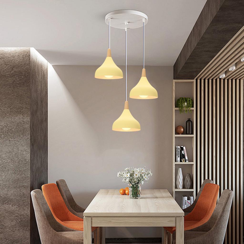 Nordic Wood LED Pendant Lights - Kitchen Appliances In White reseña y precio