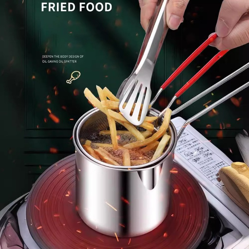 304 Stainless Steel Deep Fryer - Kitchen Appliances For Cooking reseña y precio