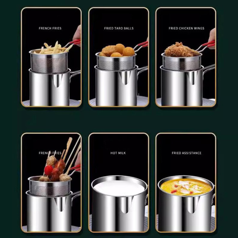 304 Stainless Steel Deep Fryer - Kitchen Appliances For Cooking reseña y precio