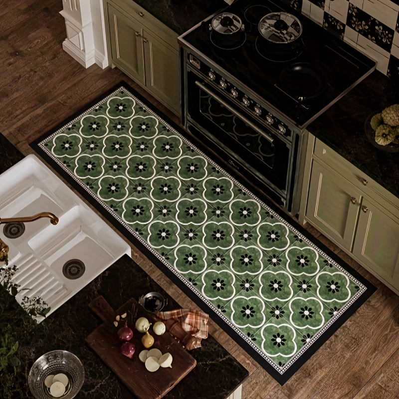 VIKAMA Premium Modern Carpet F - Kitchen Appliances Green reseña y precio