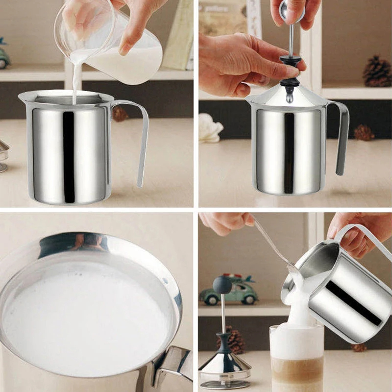 400ML Stainless Milk Frother F - Kitchen Appliances Australia reseña y precio