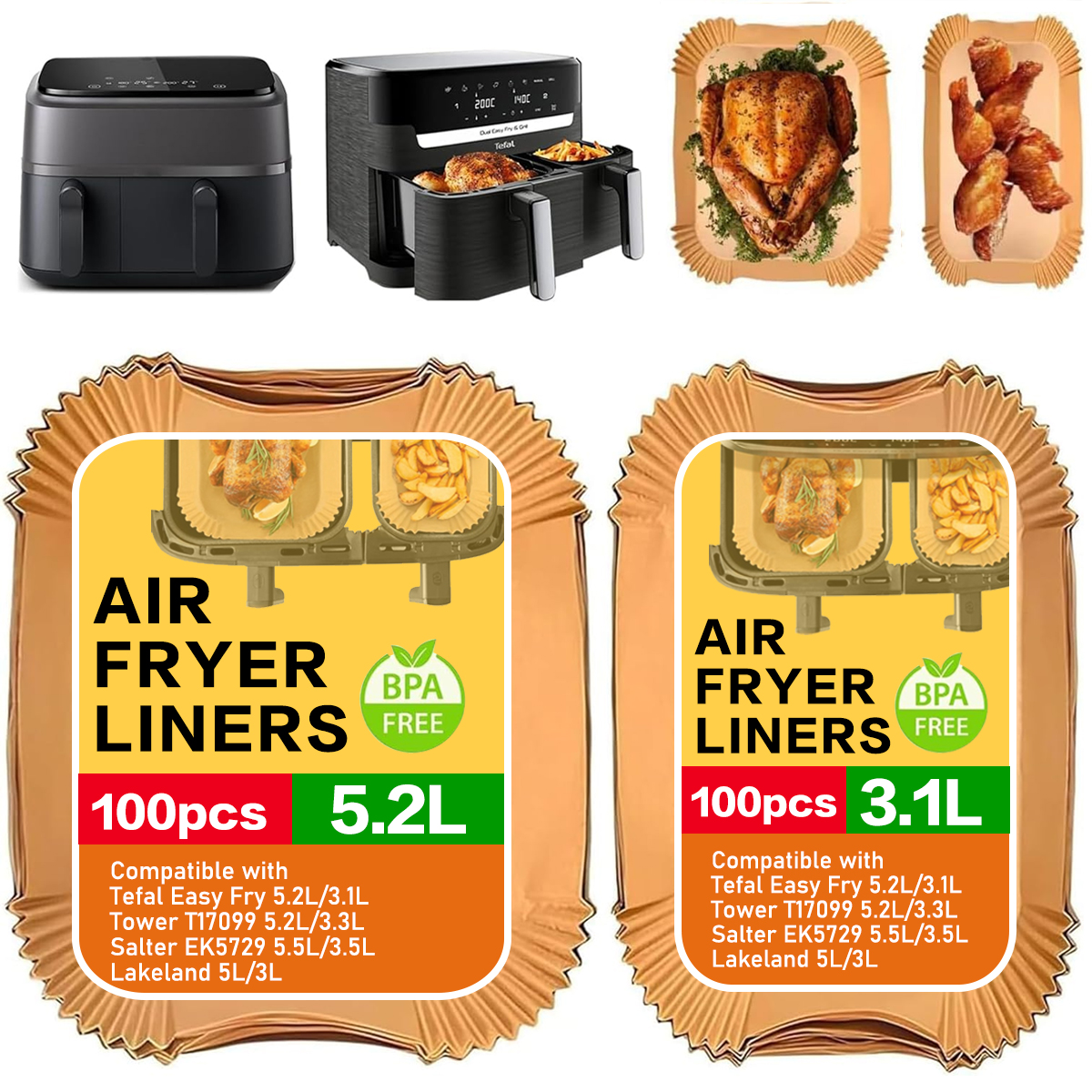 Air Fryer Baking Paper Parchme - Air Fryer 5L Digital reseña y precio