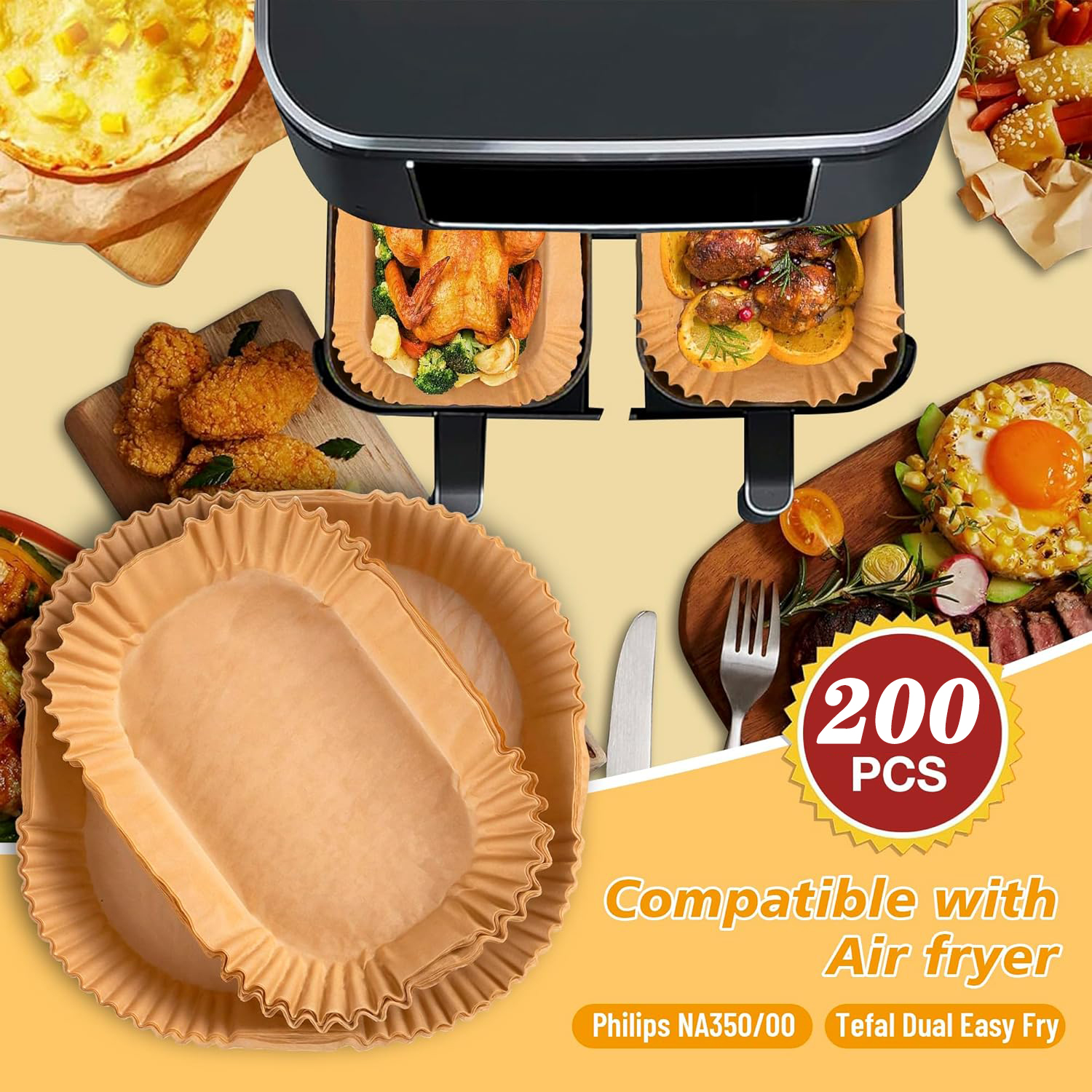Air Fryer Baking Paper Parchme - Air Fryer 5L Digital reseña y precio