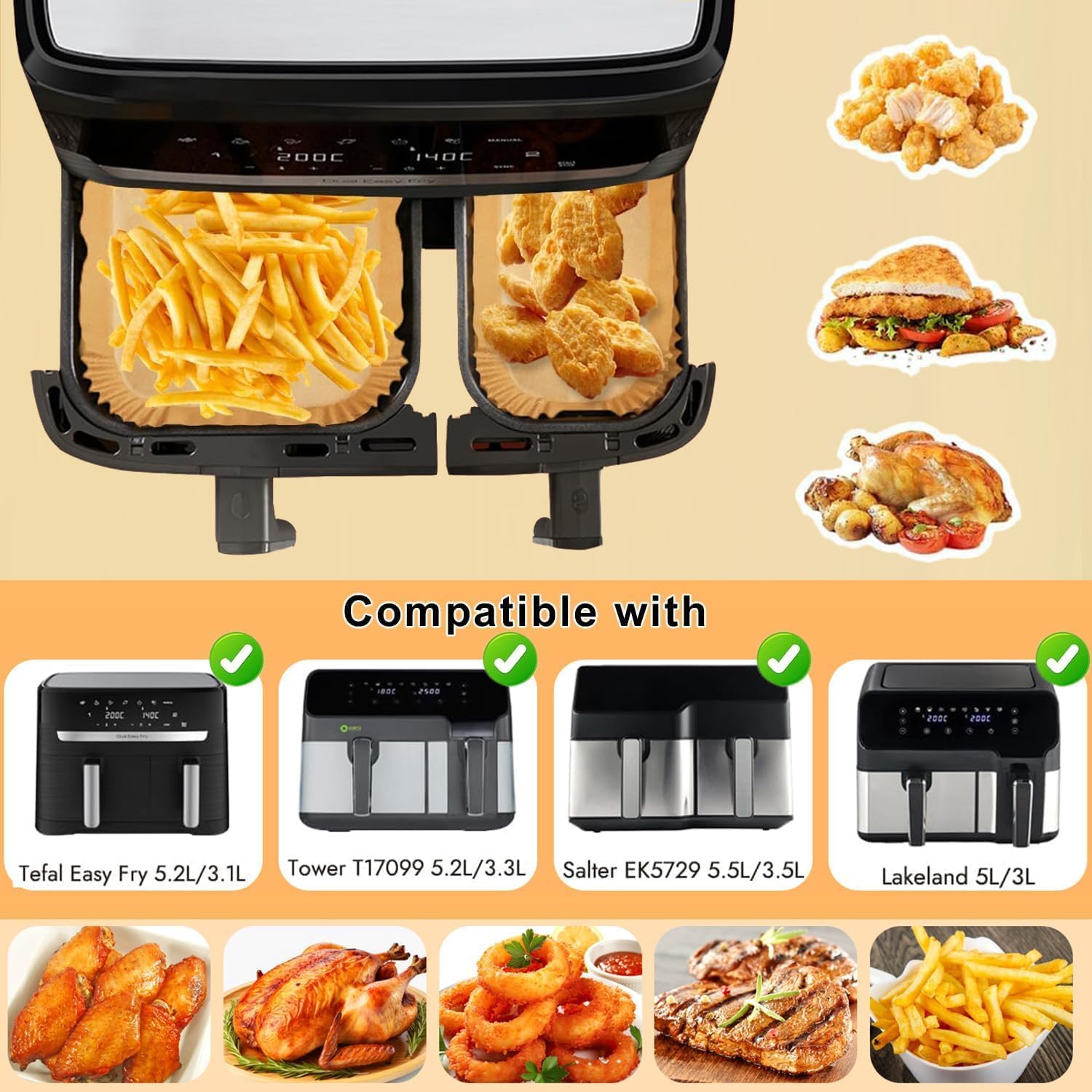Air Fryer Baking Paper Parchme - Air Fryer 5L Digital reseña y precio