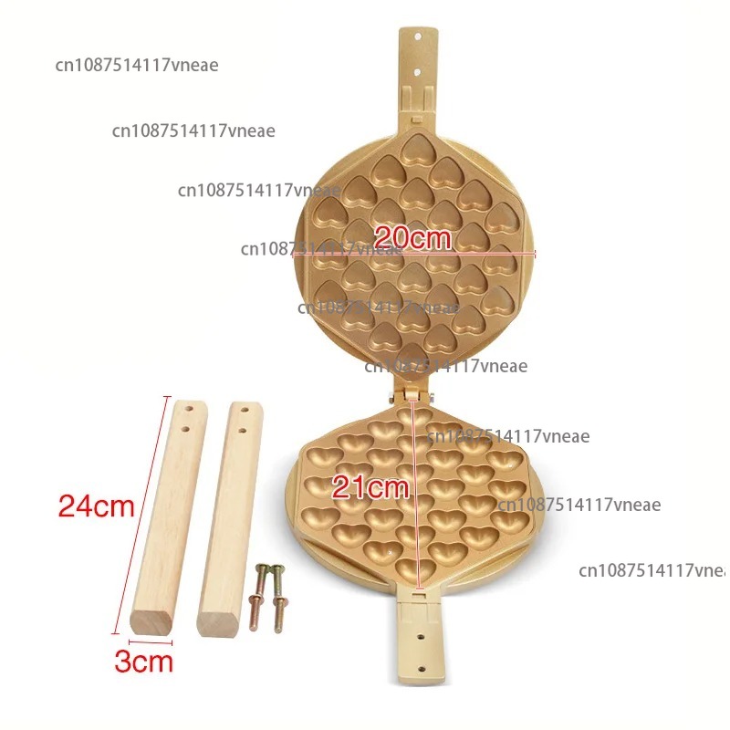 Commercial Heart Shape Belgian - Waffle Iron Belgian reseña y precio