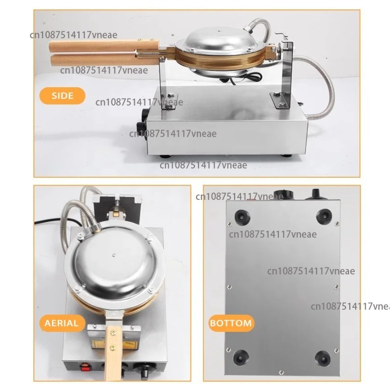 Commercial Heart Shape Belgian - Waffle Iron Belgian reseña y precio