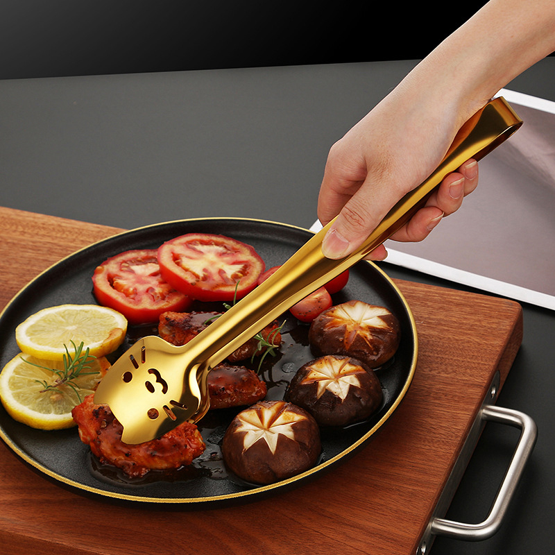 Stainless Steel Food Tongs Foo - Kitchen Appliances For Cooking reseña y precio