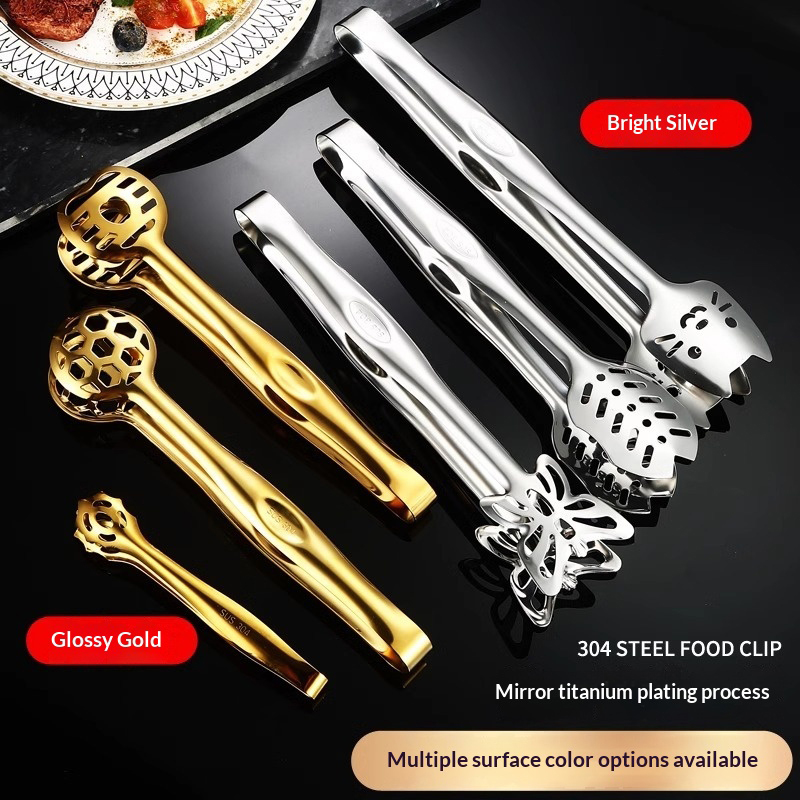 Stainless Steel Food Tongs Foo - Kitchen Appliances For Cooking reseña y precio