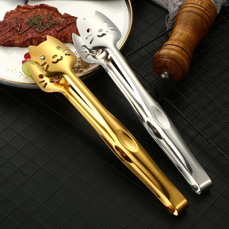 Stainless Steel Food Tongs Foo - Kitchen Appliances For Cooking reseña y precio