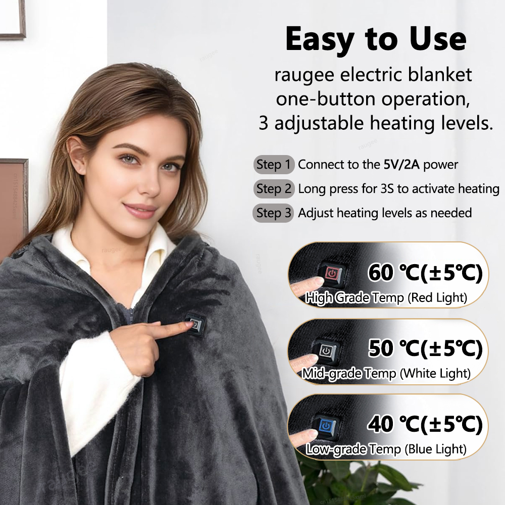 Heated Blanket USB Heating Sha - Kitchen Appliances Electric Stove reseña y precio