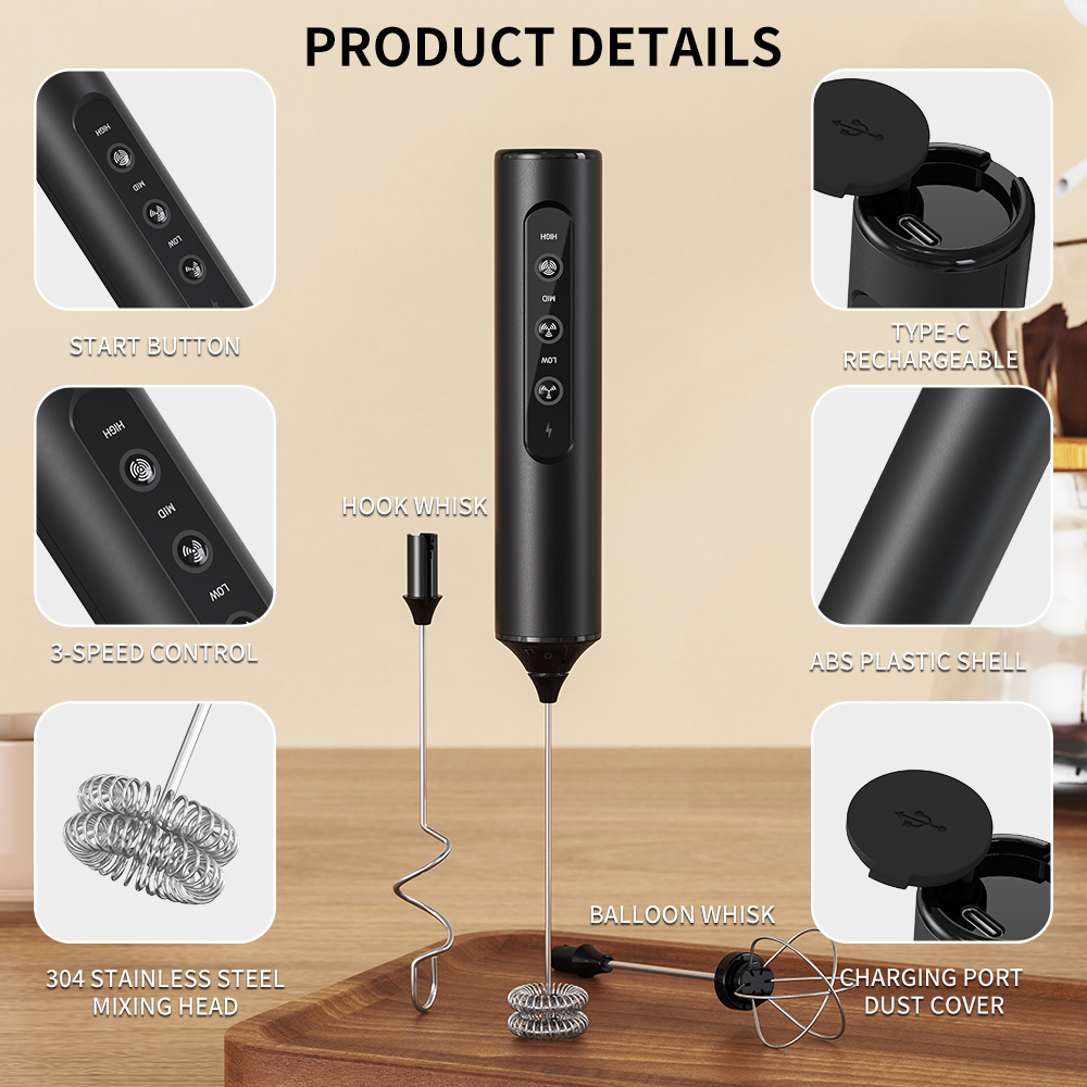 3 in 1 Electric Handheld Milk  - Kitchen Appliances Australia reseña y precio