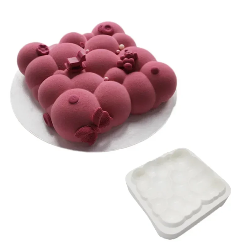 3D Square Cloud Shaped Silicon - Kitchen Appliances In White reseña y precio