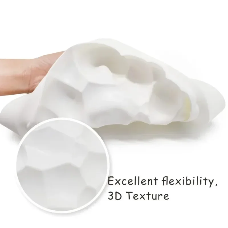 3D Square Cloud Shaped Silicon - Kitchen Appliances In White reseña y precio