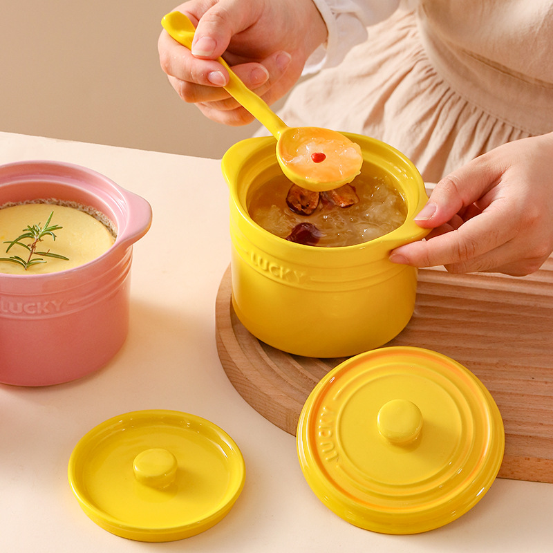 Double Lid Ceramic Bowl,Bird's - Kitchen Appliances For Cooking reseña y precio