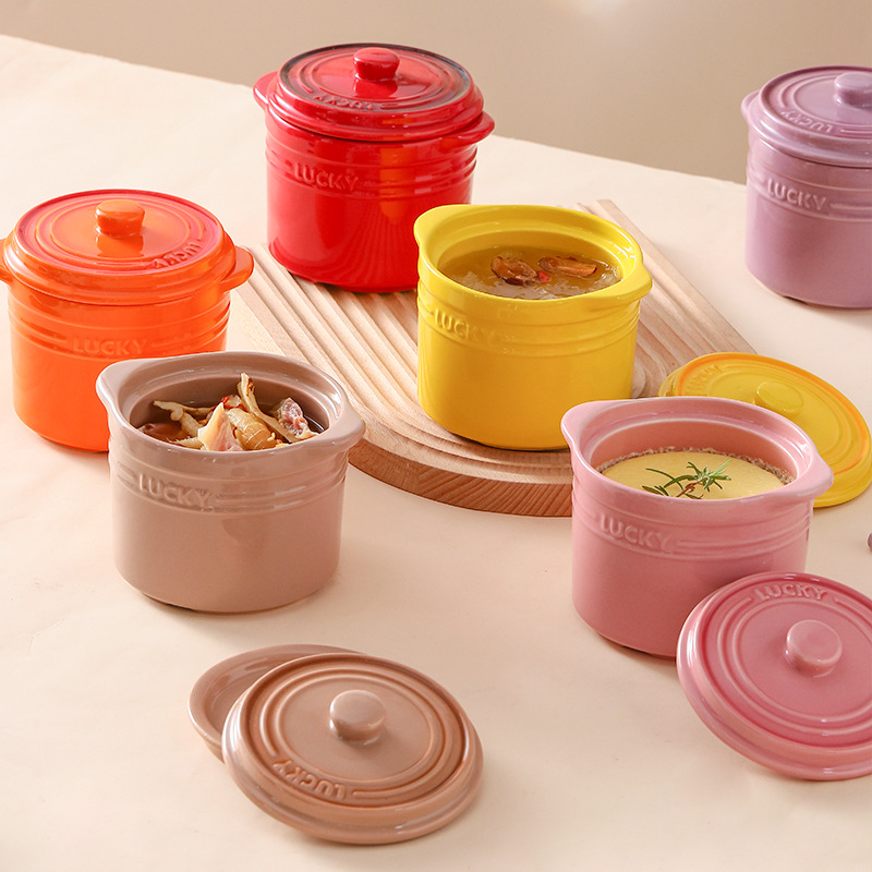 Double Lid Ceramic Bowl,Bird's - Kitchen Appliances For Cooking reseña y precio