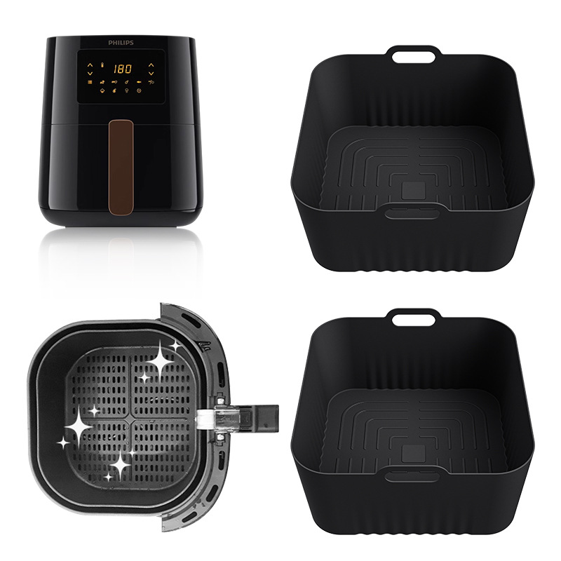 17cm Silicone Air Fryer Mould  - Air Fryer 5L Digital reseña y precio