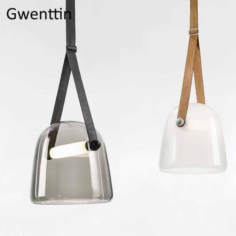 Modern Mona Glass Pendant Ligh - Kitchen Appliances In White reseña y precio