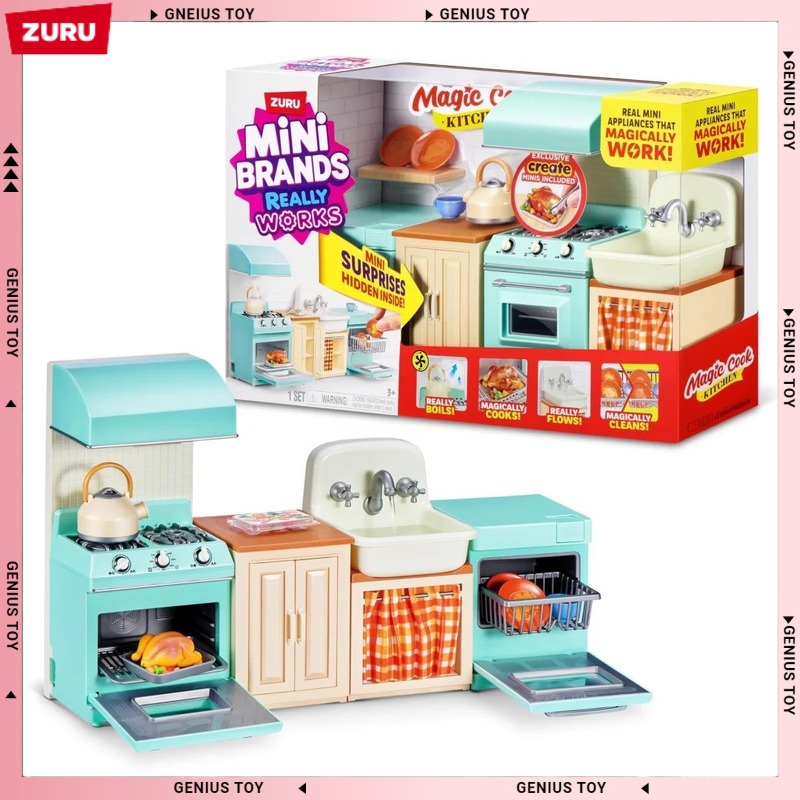 Zuru Mini Brands Magic Cook Ki - Kitchen Appliances For Cooking reseña y precio