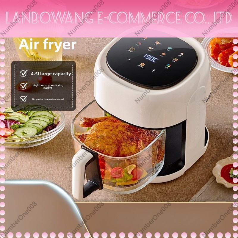 Large Capacity Glass Visible A - Air Fryer 5L Digital reseña y precio