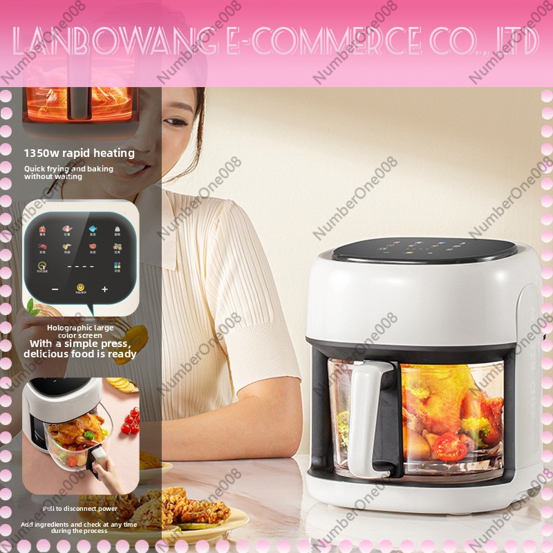Large Capacity Glass Visible A - Air Fryer 5L Digital reseña y precio