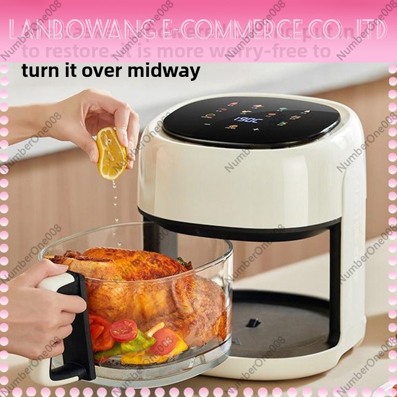 Large Capacity Glass Visible A - Air Fryer 5L Digital reseña y precio