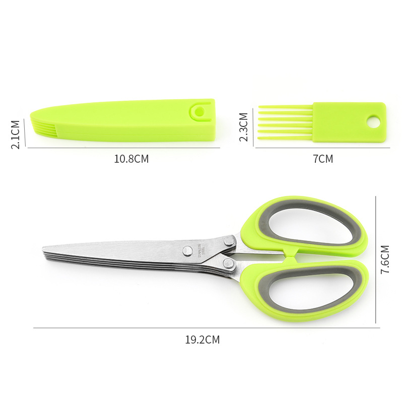 Multi-Layer Scissor Stainless  - Kitchen Appliances Green reseña y precio