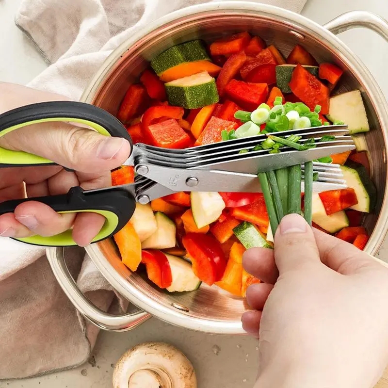 Multi-Layer Scissor Stainless  - Kitchen Appliances Green reseña y precio