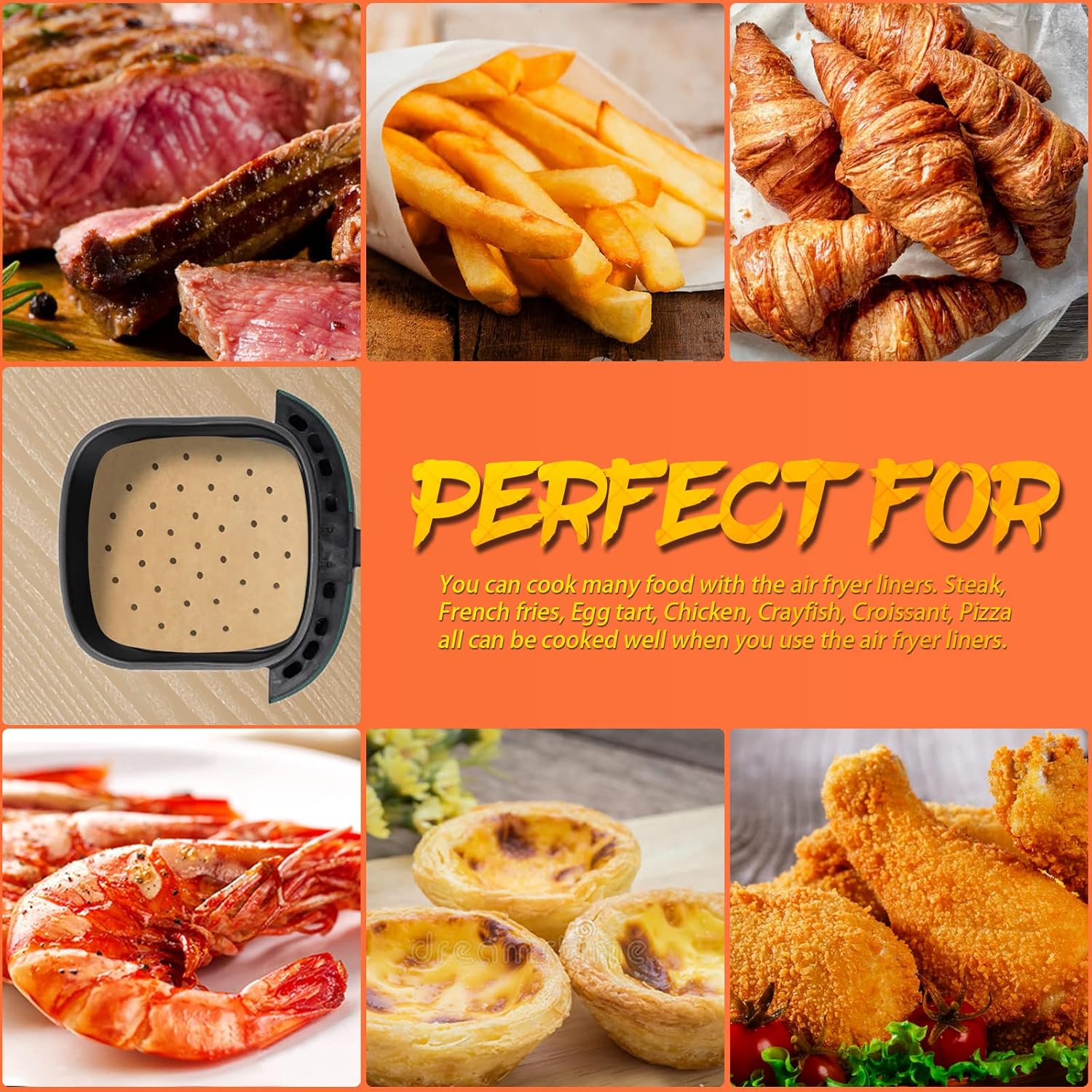 100Pcs 23cm XXL Square Hot Air - Air Fryer 5L Digital reseña y precio