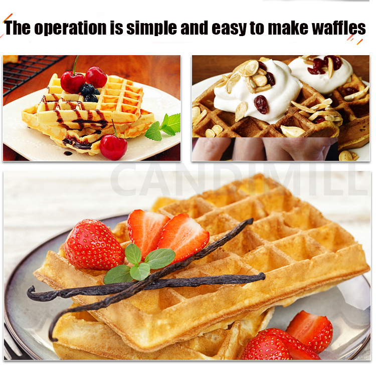 Non-Stick Waffle Maker Square  - Waffle Iron Belgian reseña y precio