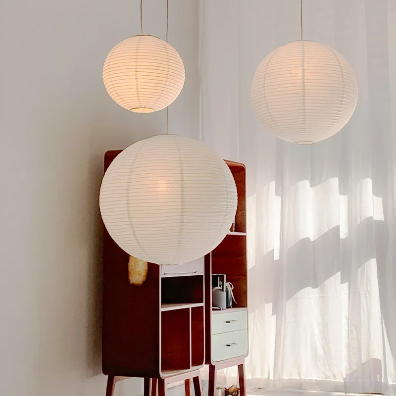 Japanese pendant lights Vintag - Kitchen Appliances In White reseña y precio