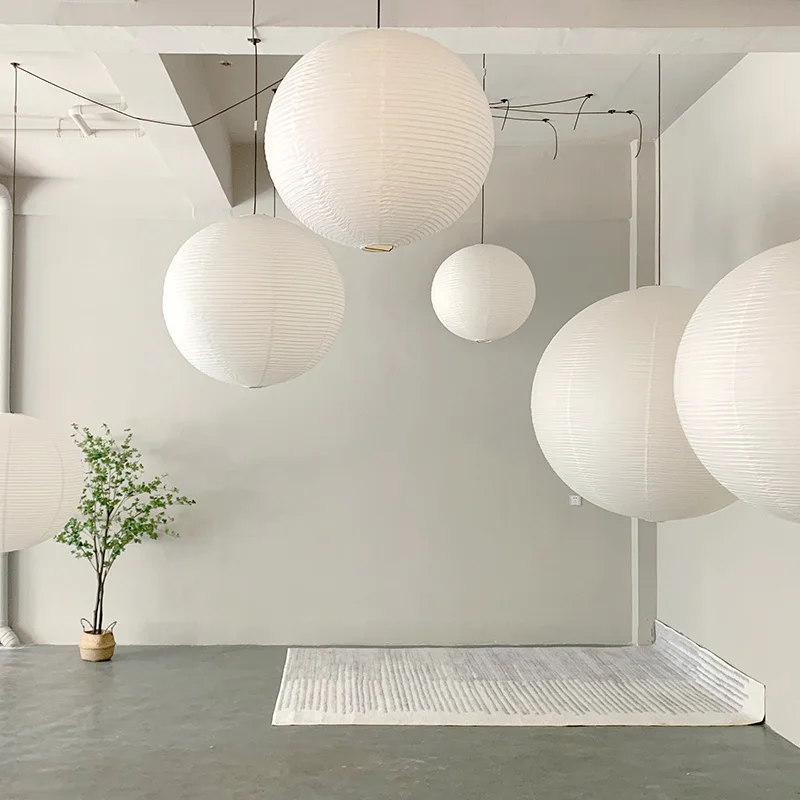 Japanese pendant lights Vintag - Kitchen Appliances In White reseña y precio