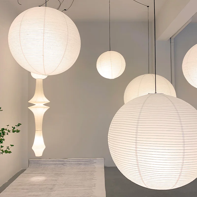 Japanese pendant lights Vintag - Kitchen Appliances In White reseña y precio