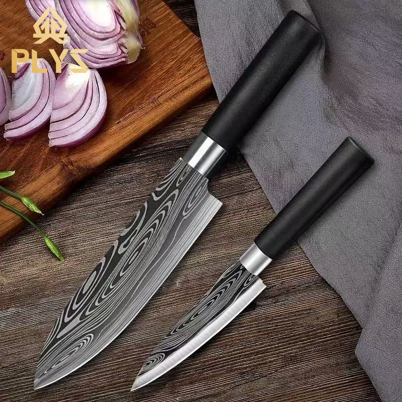 Damascus pattern Kitchen Knife - Kitchen Appliances For Cooking reseña y precio