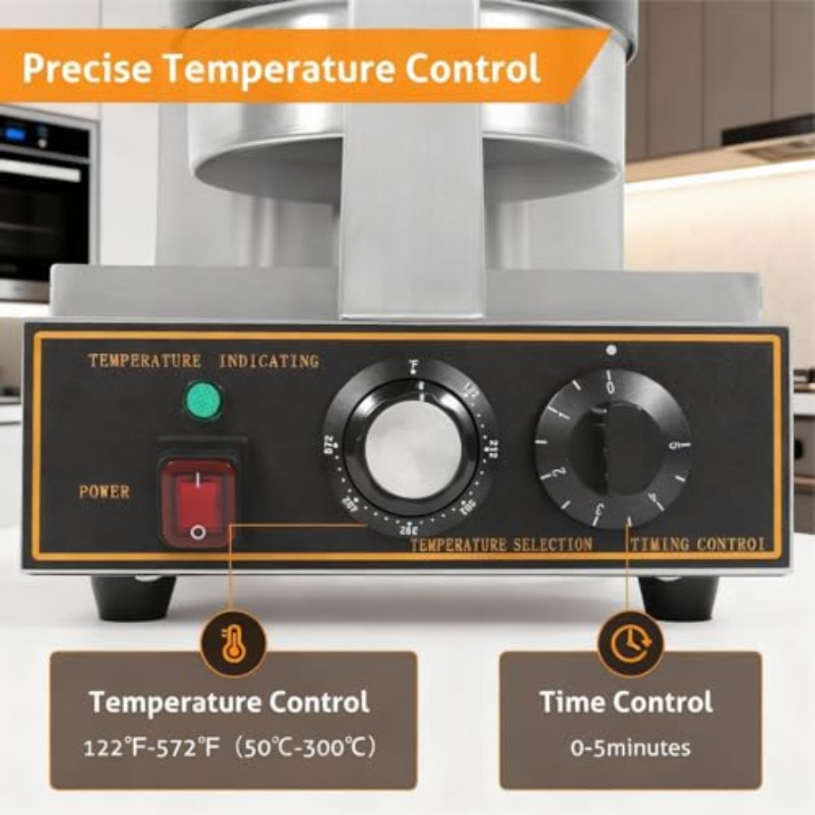Commercial Thick Belgian Waffl - Waffle Iron Belgian reseña y precio