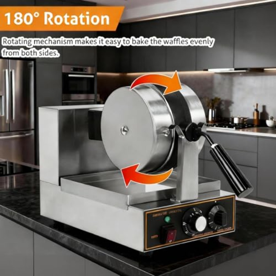 Commercial Thick Belgian Waffl - Waffle Iron Belgian reseña y precio