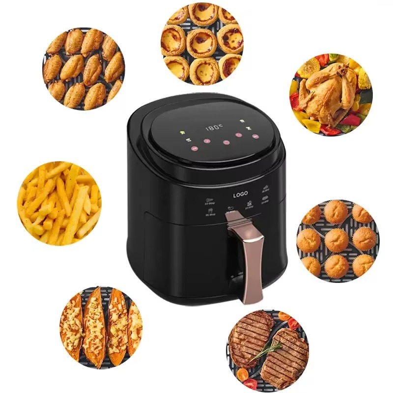 2800W 5L 6L 8L Digital Control - Air Fryer 5L Digital reseña y precio
