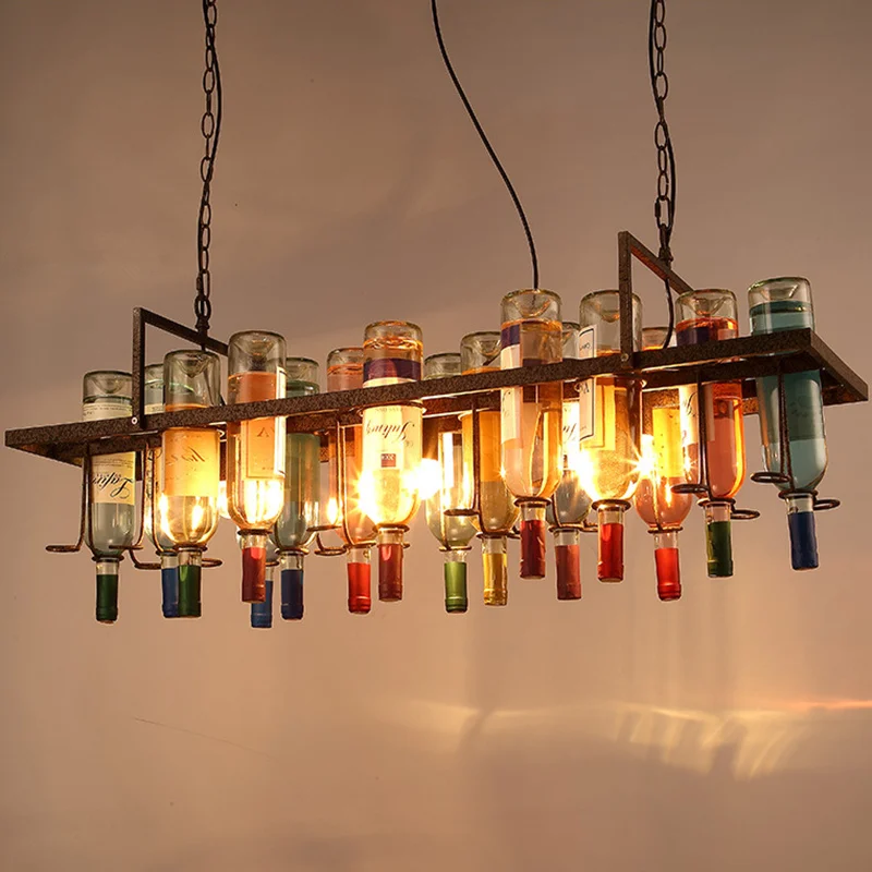 Vintage Wine Bottle Iron Led L - Kitchen Appliances Green reseña y precio