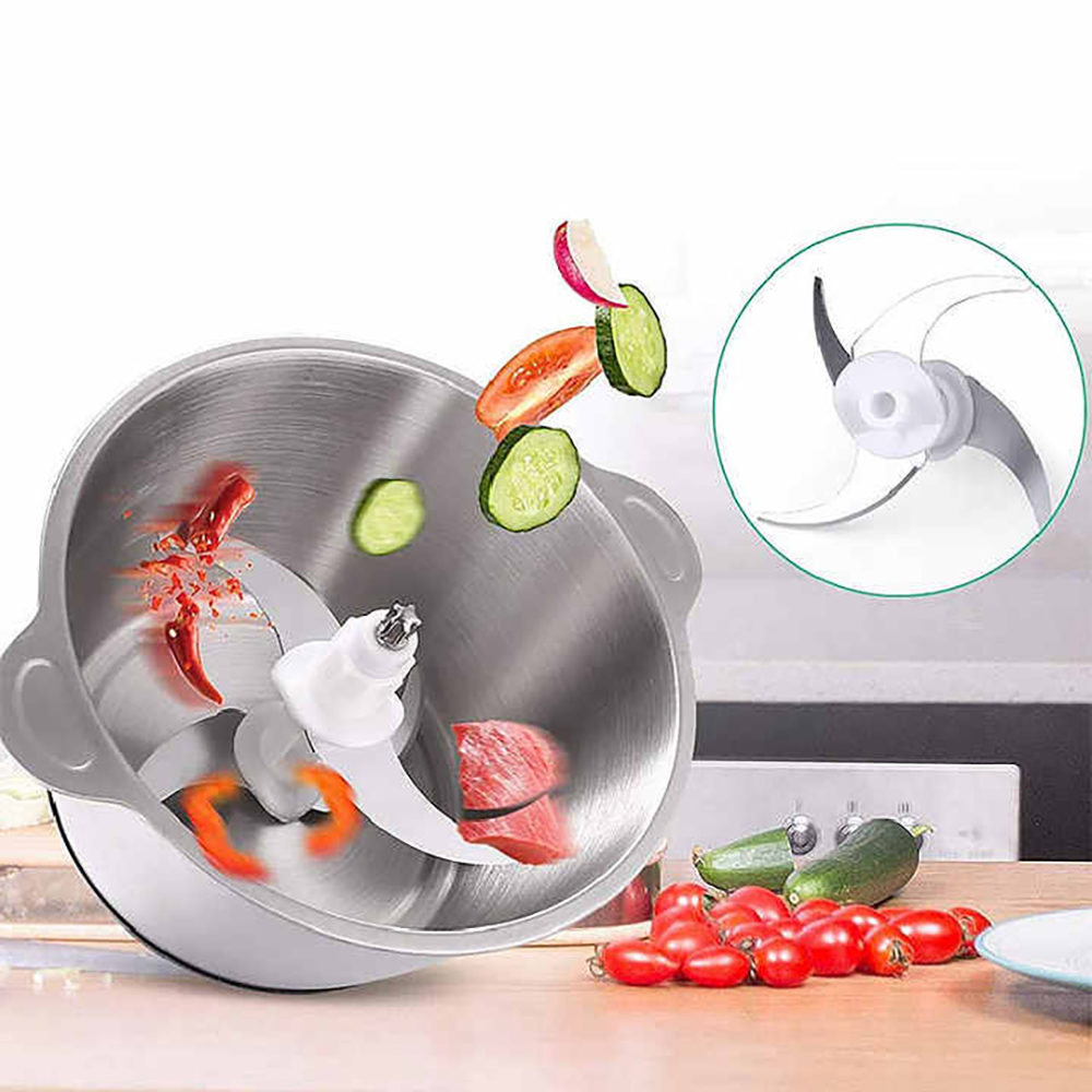 400W Electric Meat Grinders Ki - Food Processor Large reseña y precio