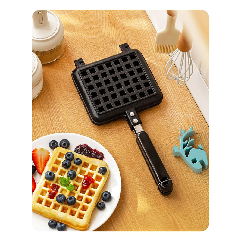 1 PCS Stove Top Waffle Iron Pl - Waffle Iron Belgian reseña y precio