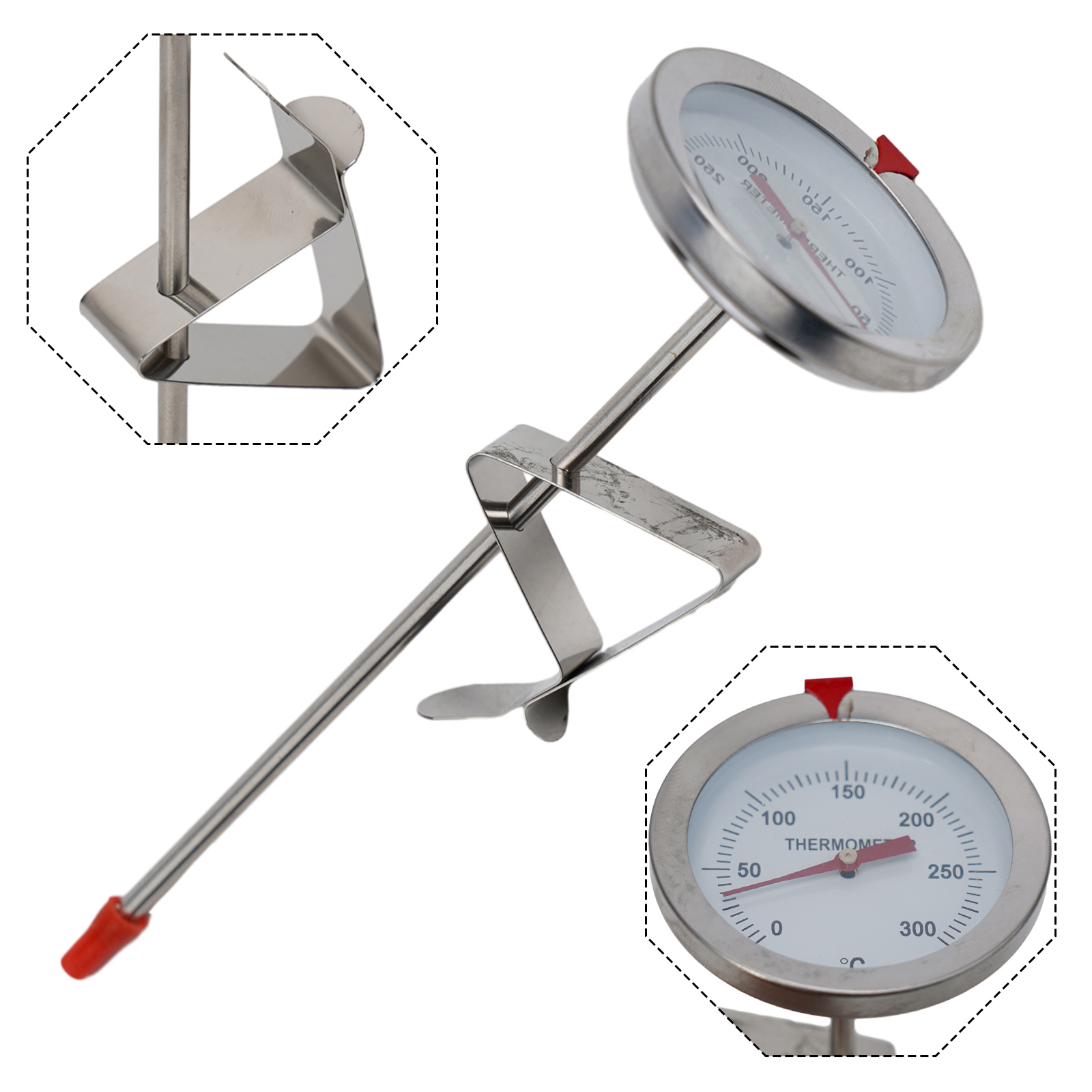 Stainless Steel Probe Thermome - Kitchen Appliances For Cooking reseña y precio