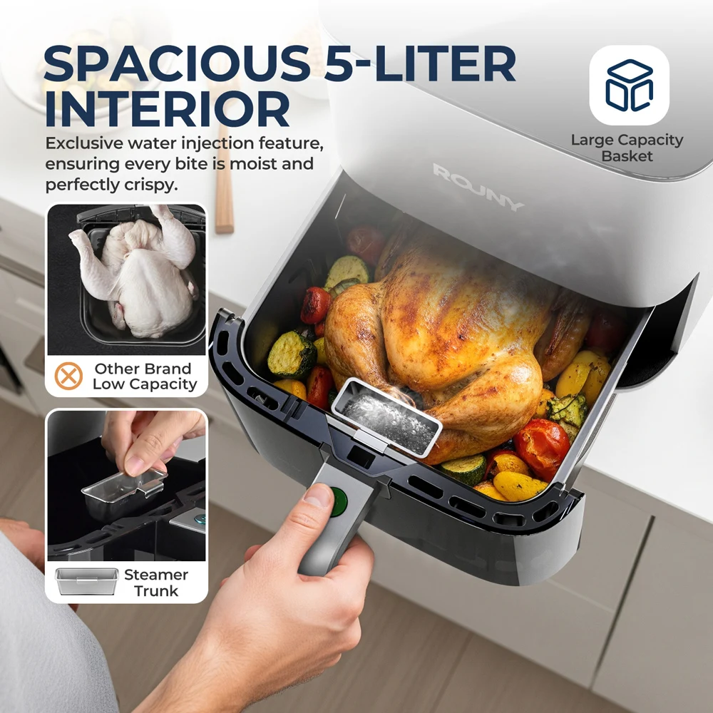 Digital Air Fryer with Visible - Air Fryer 5L Digital reseña y precio