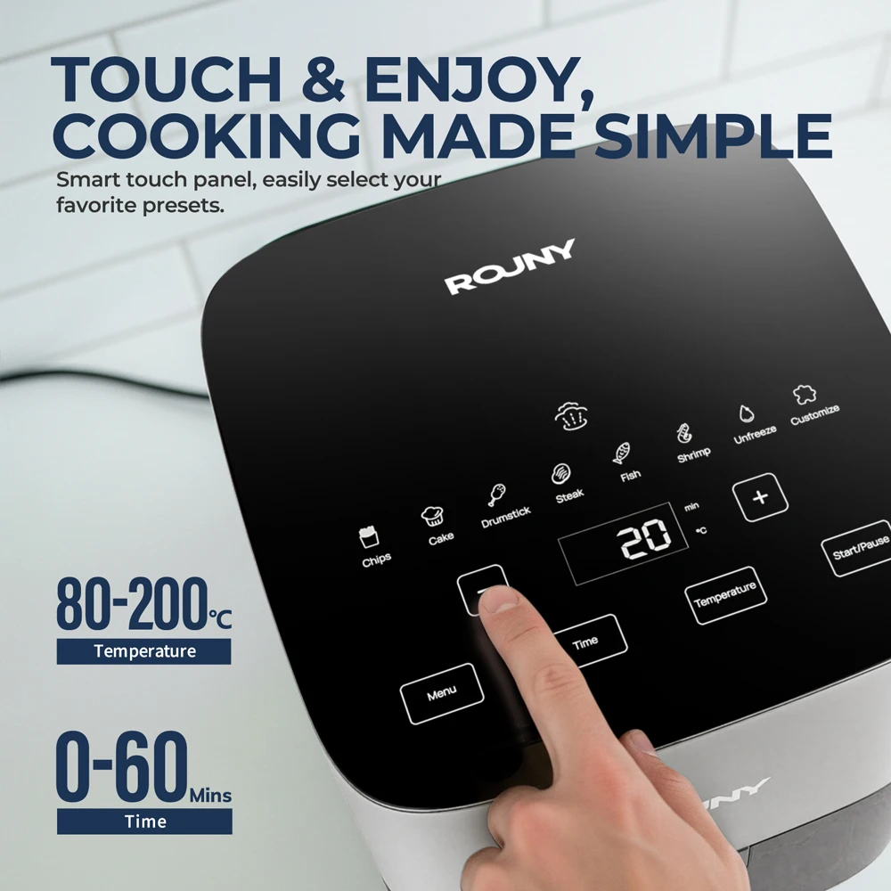 Digital Air Fryer with Visible - Air Fryer 5L Digital reseña y precio